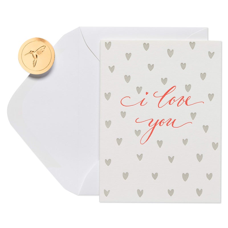 Papyrus Blank Romantic Card (I Love You) - Image 1